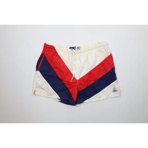 Vintage 90s Pierre Cardin Mens Large Distressed Spell Out Sailing Lined Shorts